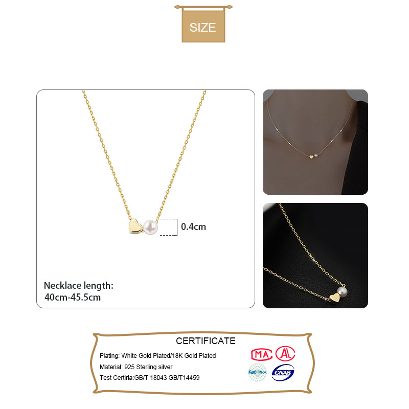TrustDavis Echt 925 Sterling S – Pearl Trim Chain Bewertung und Preis