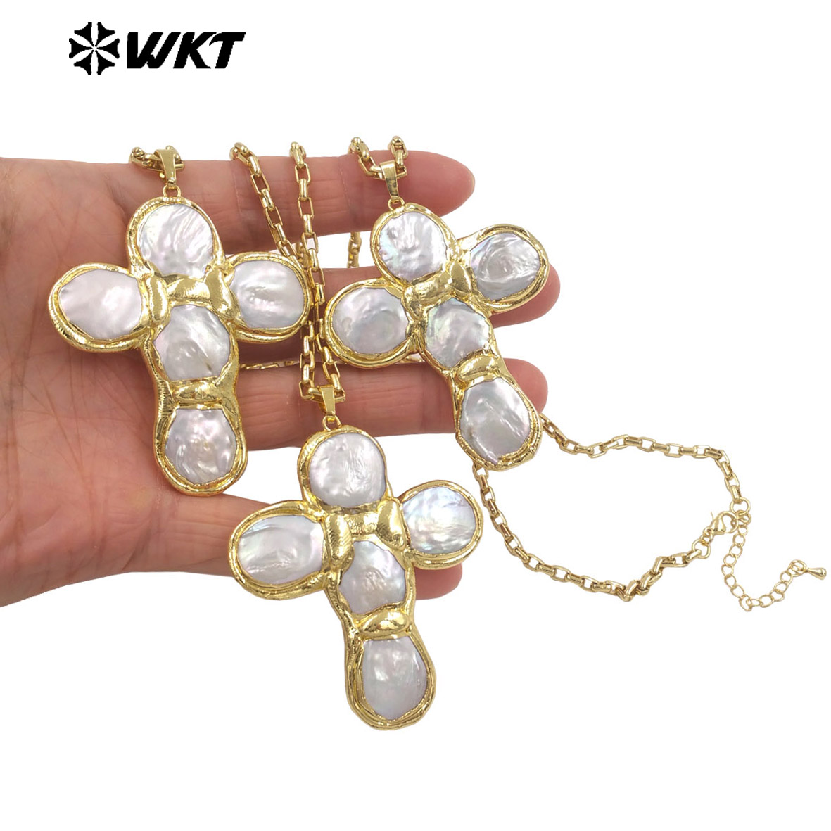 WT-JN349 Neuestes Design Natür – Pearl Trim Chain Bewertung und Preis